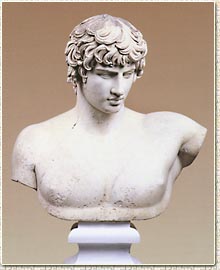 Bust of Antinous from the Foundation of the Hellenic World